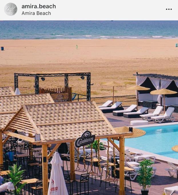 טנג'יר Apartamento Vacacional Achakar Playa&Piscina! מראה חיצוני תמונה